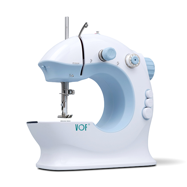 SM-213 Mini Electric Sewing Machine blue white-