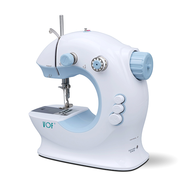 SM-213 Mini Electric Sewing Machine blue white-