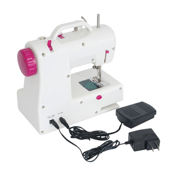 SM-318 Mini Electric Sewing Machine rose red