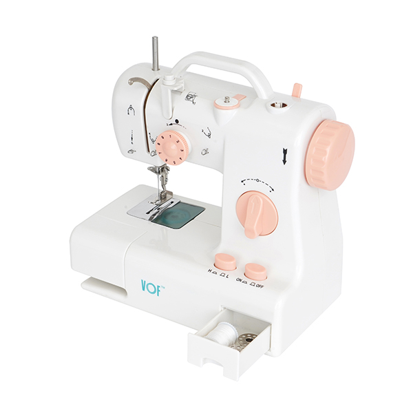 SM-318 Mini Electric Sewing Machine white powder-6