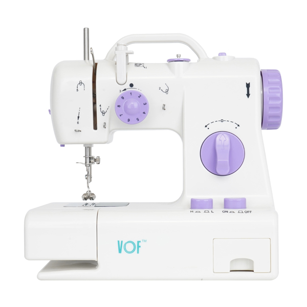 SM-318 Mini Electric Sewing Machine white purple