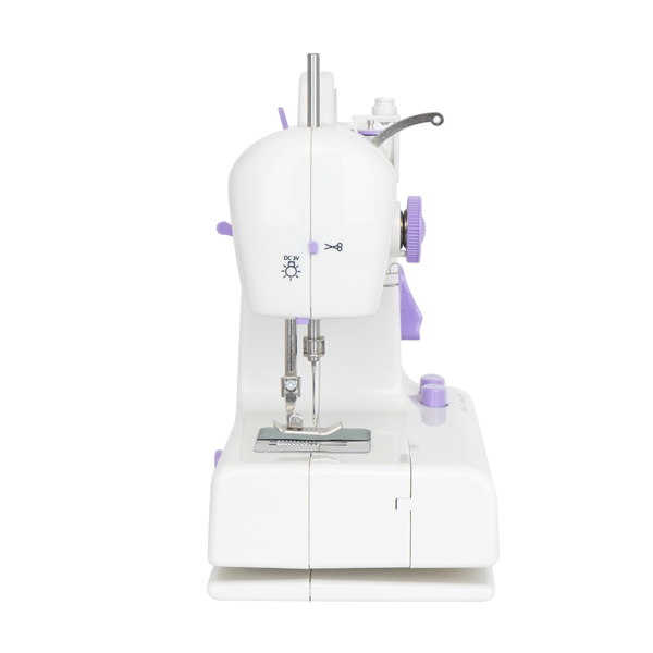 SM-318 Mini Electric Sewing Machine white purple