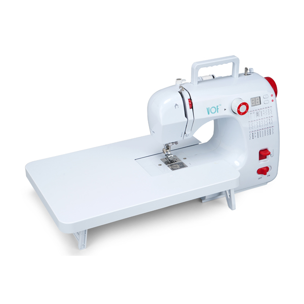 SM-702 Multifunctional Household Electric Sewing Machine White + Red